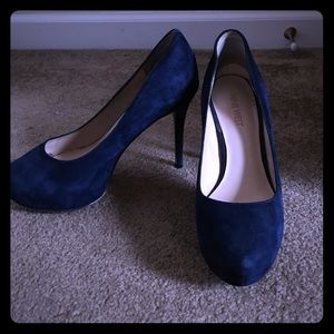 Navy shoes